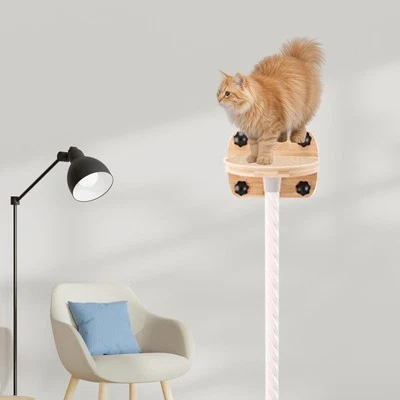 Cat Climbing Rope 61.42inch Rope Cat Tower for Jumping Exercise Scratching - Image 1 of 4