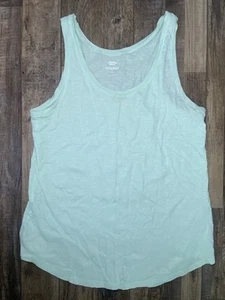 Canotta donna Old Navy vestibilità rilassata taglia M verde come nuova camicia leggera - Foto 1 di 4