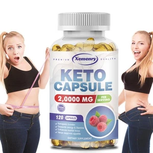 Keto Capsules 20000mg - Pure Ketone Fat Burner Rapid Weight Loss Detox Ketosis - Picture 1 of 13
