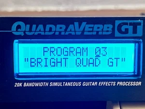 Alesis QuadraVerb GT 20k Bandwidth Simultaneous Guitar Effects Processor - Picture 1 of 9