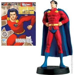 DC Super Heroes Eaglemoss 2012 Diecast Metal Statue #101 Mon-El +Mag - Picture 1 of 5