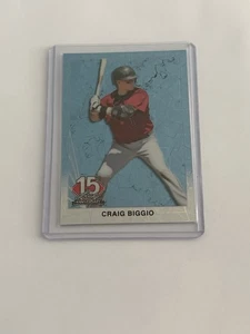 Craig Biggio 2025 Leaf NSCC 15th Anniversary Blue Lazer, 2/5 - Picture 1 of 2