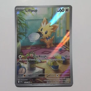 Pokemon Lilipup Illustration Rare Karte 154/086 S&V White Flare - Bild 1 von 6