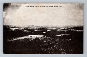 Mountain Lake Park MD-Maryland Table Rock Vintage Souvenir Postkarte - Bild 1 von 2