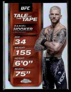 2025 Topps Chrome UFC #TTT-8 Daniel Hooker Tale of the Tape Refractor - Bild 1 von 2