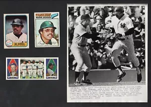 1978 Press Photo, Reggie Jackson & Dick Howser Yankees BONUS 3 FREE CARDS - Picture 1 of 2