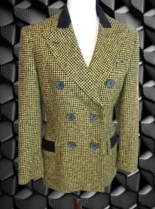 Giacca Mondi vintage pied de poule TG 34 87% lana 13% nylon affilata! - Foto 1 di 9