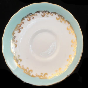 Platillo de té ROYAL TUSCAN POMPADOUR hecho en Inglaterra NUEVO NUNCA USADO - Imagen 1 de 2