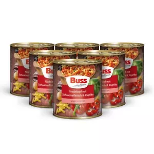 Buss Nudeltopf Ungarische Art Paprika Schweinefleisch Konserve 6er Pack 6 x 800g - Bild 1 von 10