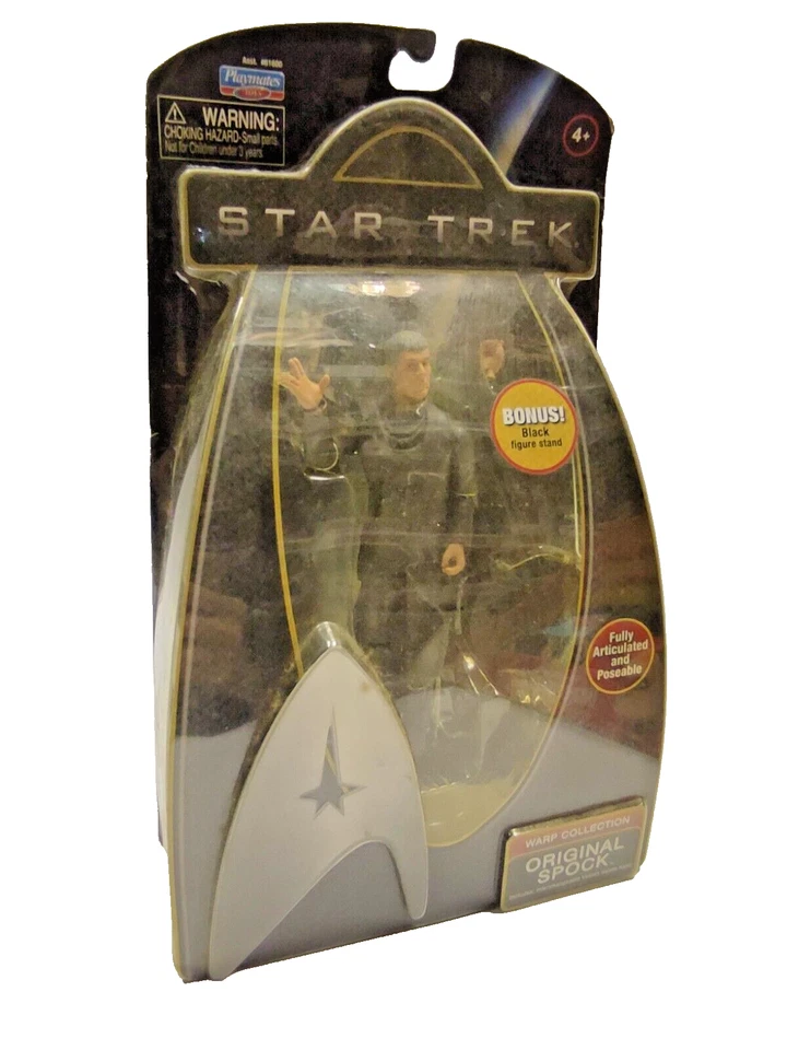 Playmates Toys Star Trek Deluxe Original Spock Vivid Imaginations Action Figure