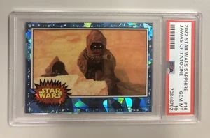 2022 Topps Chrome Sapphire Edition Star Wars Jawas Of Tatooine #16 PSA 10 - Picture 1 of 3
