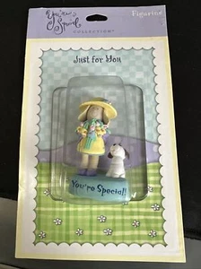 Brand New Vintage Hallmark Ensemble Figurine Girl With Dog "You're Special" - Picture 1 of 2
