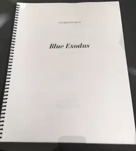 Blue Exodus Galley Copy, by Hussain Ahmed Poems Poetry Poet Proof 2024 - Imagen 1 de 9