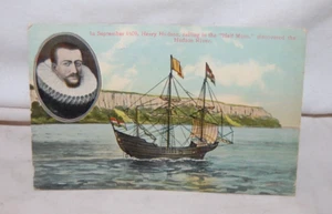 Tarjeta postal de barco Henry Hudson 1909 - Imagen 1 de 4
