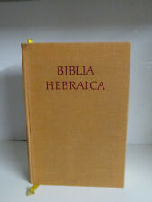 Biblia Hebraica, Württembergische Bibelanstalt Stuttgart 1962  ( F65/4 )