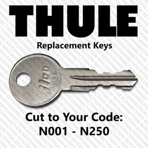 Thule Replacement Key Cut to Your Code N001 - N250 - Picture 1 of 1