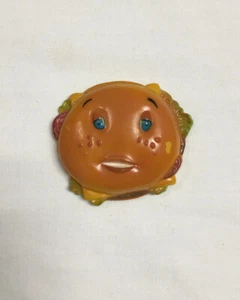 Vintage Kühlschrankmagnet Burger Essen Arjon anthropomorph Kitsch kitschig selten - Bild 1 von 10