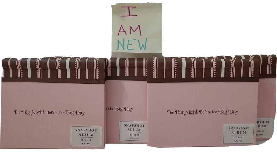 4- Álbum de fotos de boda de 5,5"x 6,5" Hallmark Big Night Before the Big Day Foto 1 de 4