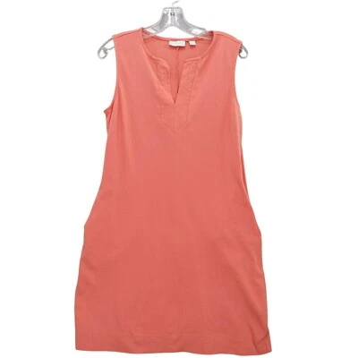 New York & Company Sleeveless Dress Pockets Knit Cotton M - Image 1 of 4