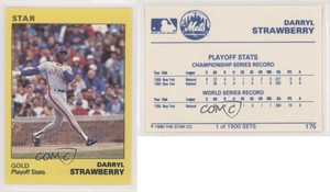 1990 Star Gold /1500 Darryl Strawberry #175