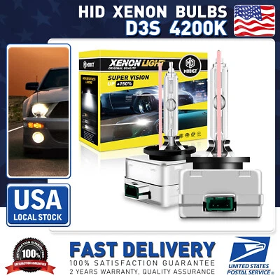 2 PIEZAS D3S 4200K HID xenón faros 42302 66340 para Jaguar F-Type 2016-2018 Foto 1 de 4