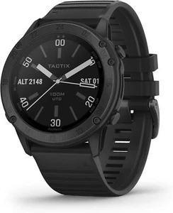 Montre GPS Garmin tactix Delta Sapphire Edition avec bracelet en silicone - 010-02357-00 - Photo 1 sur 4