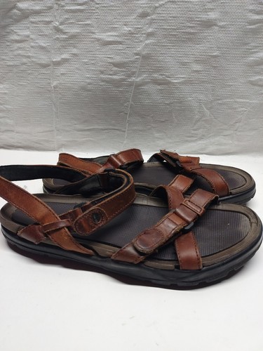 Timberland 95398 sandali donna in pelle con cinturino outdoor marrone taglia 10 M