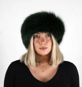 New Forest Green Fuchspelz Stirnband Efurs4less - Bild 1 von 4