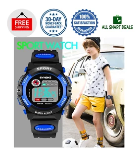 Reloj Para Niños Ninos Niño Deportivo Resistente Al Agua Azul Resistente Durable - Bild 1 von 12