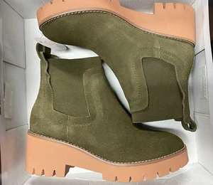 Blongo Women's DYME Lug Sole Ankle Boot SZ 5.5 M - Picture 1 of 7