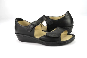 Bär Baer Gr.39 Uk.5,5 Damen Halbschuhe Sandalen Slipper Leder Schwarz TOP i 314 - Bild 1 von 5
