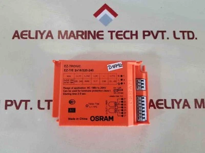 OSRAM EZ-T/E 2X18/220-240 Electronic Ballast AA330190155 300V - Imagen 1 de 4