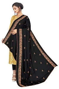 Women Islamic Chadar Indian Pakistani Bollywood hijab headwrap shawl Dubai Trend - Picture 1 of 3