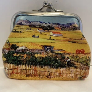 Geldbörse Etui mit Kiss Lock Van Gough Splendid Beautiful Rolling Hills - Bild 1 von 14