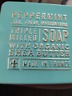 Peppermint Triple Milled Soap With Organic Shea Butter. Made In France.