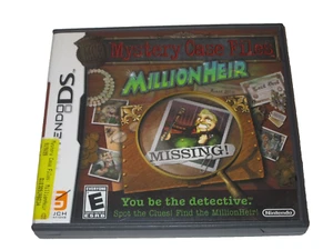 Mystery Case Files: MillionHeir (Nintendo DS, 2008) COMPLETO - Imagen 1 de 2