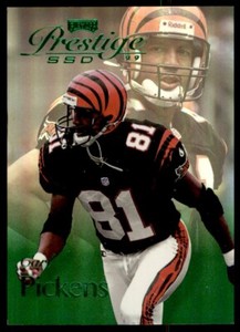 1999 Playoff Prestige SSD Carl Pickens /500 Green #B025 Cincinnati Bengals