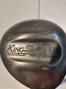 King Cobra Oversize Ti Offset 3 Wood 15° Titanium Head - Picture 1 of 6