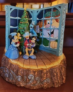 Disney Jim Shore Traditions Mickey's Christmas Carol Dagobert Ente Figur Neu - Bild 1 von 1