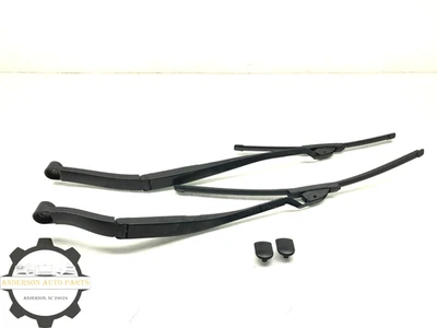 2016-2020 CADILLAC CT6 FRONT WINDSHIELD WIPER ARM W/ BLADE SET X2 W/ 2 CAPS OEM - Image 1 of 4