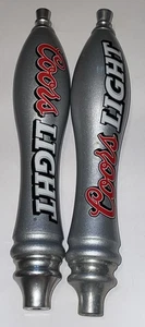Two Coors Light Beer Tap Keg Handle Silver 7” Beer Knob - Picture 1 of 4