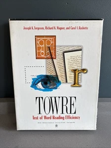 TOWRE Test of Word Reading Efficiency– first Edition - Imagen 1 de 8