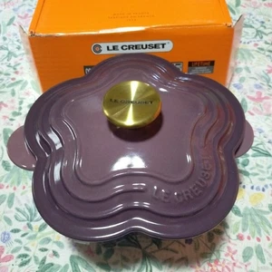 New Unused Le Creuset Cocotte Flower Pot - Limited Edition Color: Fig - Picture 1 of 5