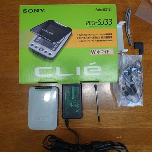 SONY PEG-SJ33 Clié/Clie PDA Handheld Organizer Palm OS Tested Japan Used - Picture 1 of 12