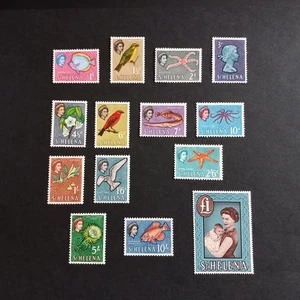 COLONIE INGLESI - ST. HELENA 1961/ ELISABETTA, SERIE DI 14 VAL. INTEGRI MNH** - Imagen 1 de 2