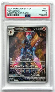 Ceruledge 197/191 - Juego de cartas coleccionables Pokémon - Ilustración Surging Sparks raro como nuevo PSA 9 - Imagen 1 de 2