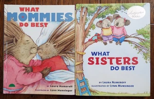 Lot 2 What Sisters/Brothers & Mommies/DaddiesDo Best Books Laura Numeroff SIGNED - Imagen 1 de 3