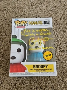 Funko Pop Peanuts Snoopy Chase #1681 Signed & Quoted By Brad Keston OC COA - Picture 1 of 6
