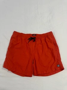 Billabong Recycler All Day Layback Badeshorts Badehose Herren Größe 2XL Orange Rot - Bild 1 von 8