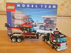 LEGO 5590 Model Team Truck mit Auflieger und Helikopter mit Karton + Anleitung - Bild 1 von 15